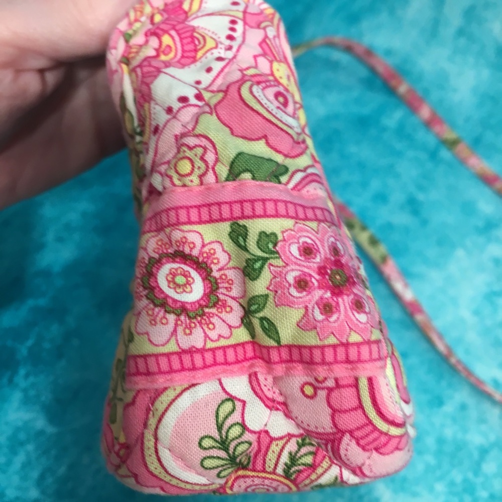 Vera Bradley Pink Paisley Crossbody Mini Bag - Picture 6 of 8